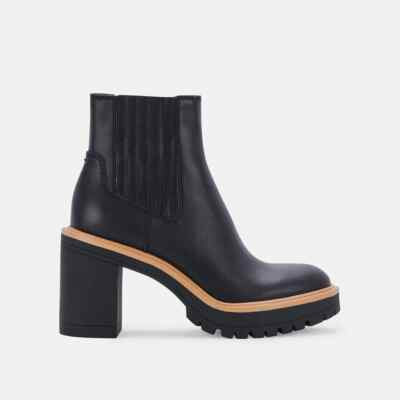 NIB Women's Dolce Vita Caster H20 Waterproof Booties in Onyx | eBay US