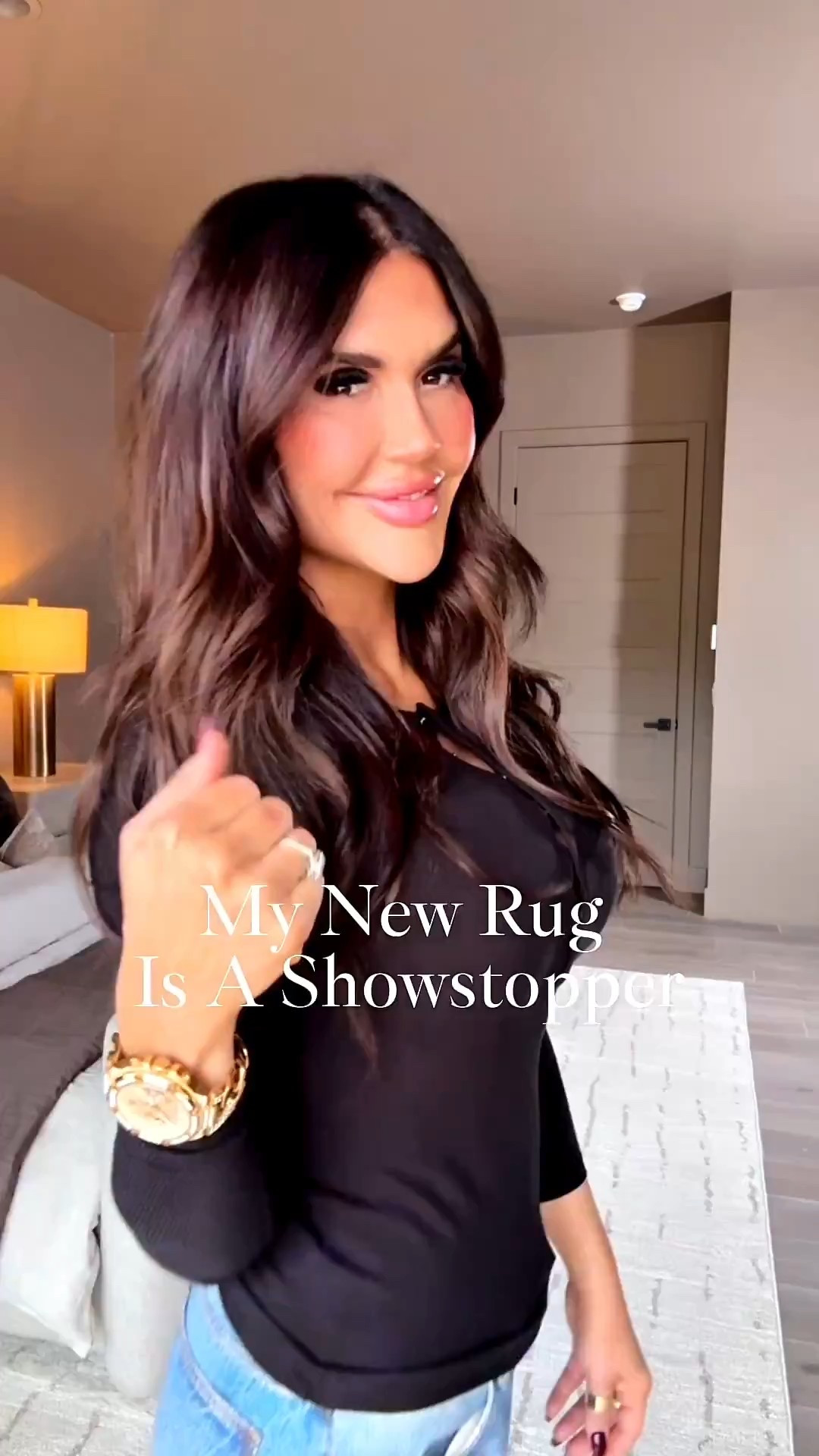 We just moved into a new home and this gorgeous rug from @rugsway_official was exactly what this space needed! 🤍 
I chose the Iskander Stripe Textured Rug. I wish you could feel this under your feet! It’s so soft, subtly striped, and so elegant without feeling heavy. 
With lots of kids and dogs,  I need real life friendly! Waterproof, slip-resistant, and washable for easy living.
It added so much character and truly brought the whole room together. 
Sharing my discount code below so you can save too 🤎 Exclusive Code: Use code SMS12 - for 12% off site wide, no minimum! 

 #rugsway #arearug #neutralhomedecor #modernneutral #washablerug #bedroomdecor 


#LTKHome