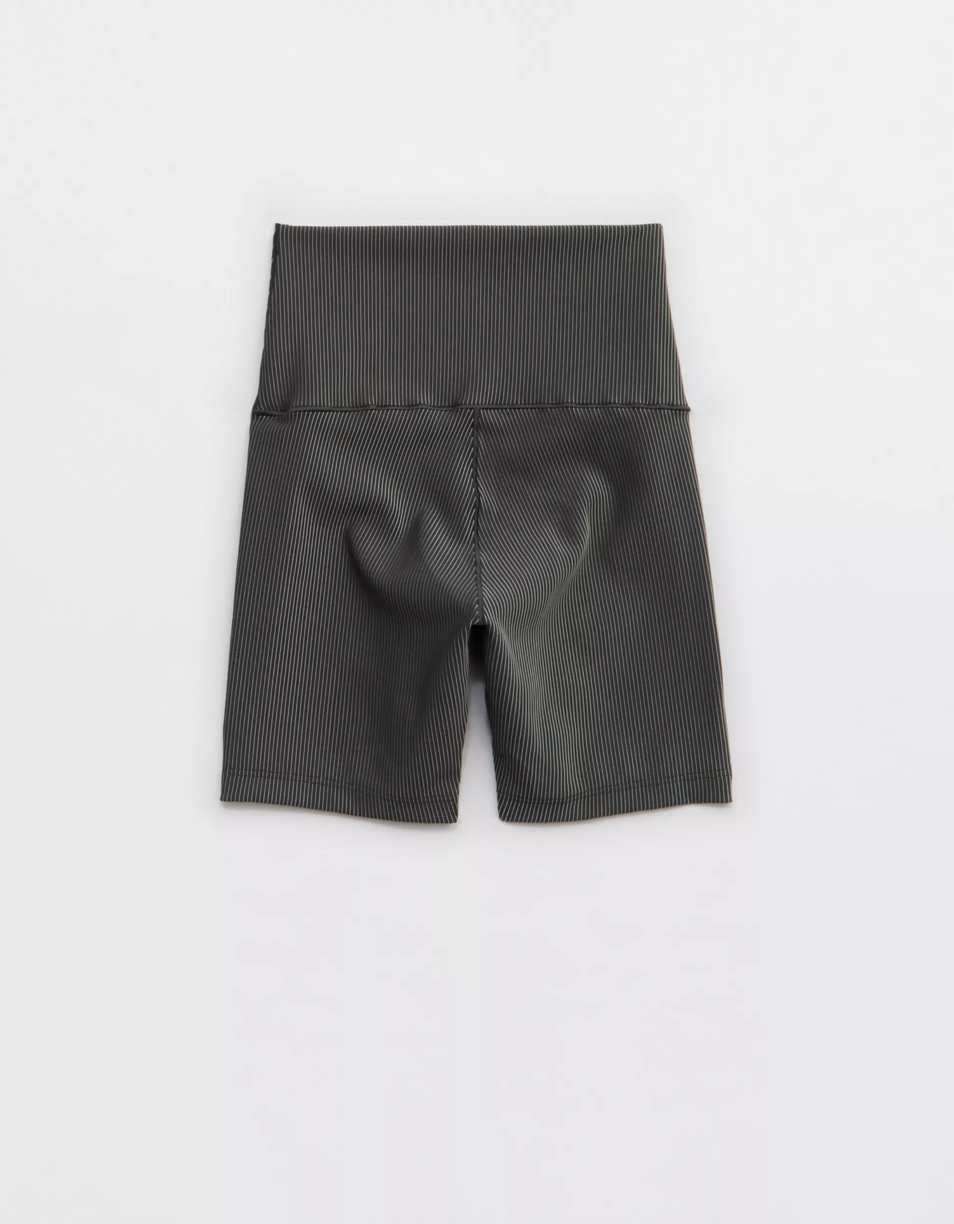 OFFLINE By Aerie Real Me XTRA Stripe Ribbed High Waisted 5" Bike Short | Aerie