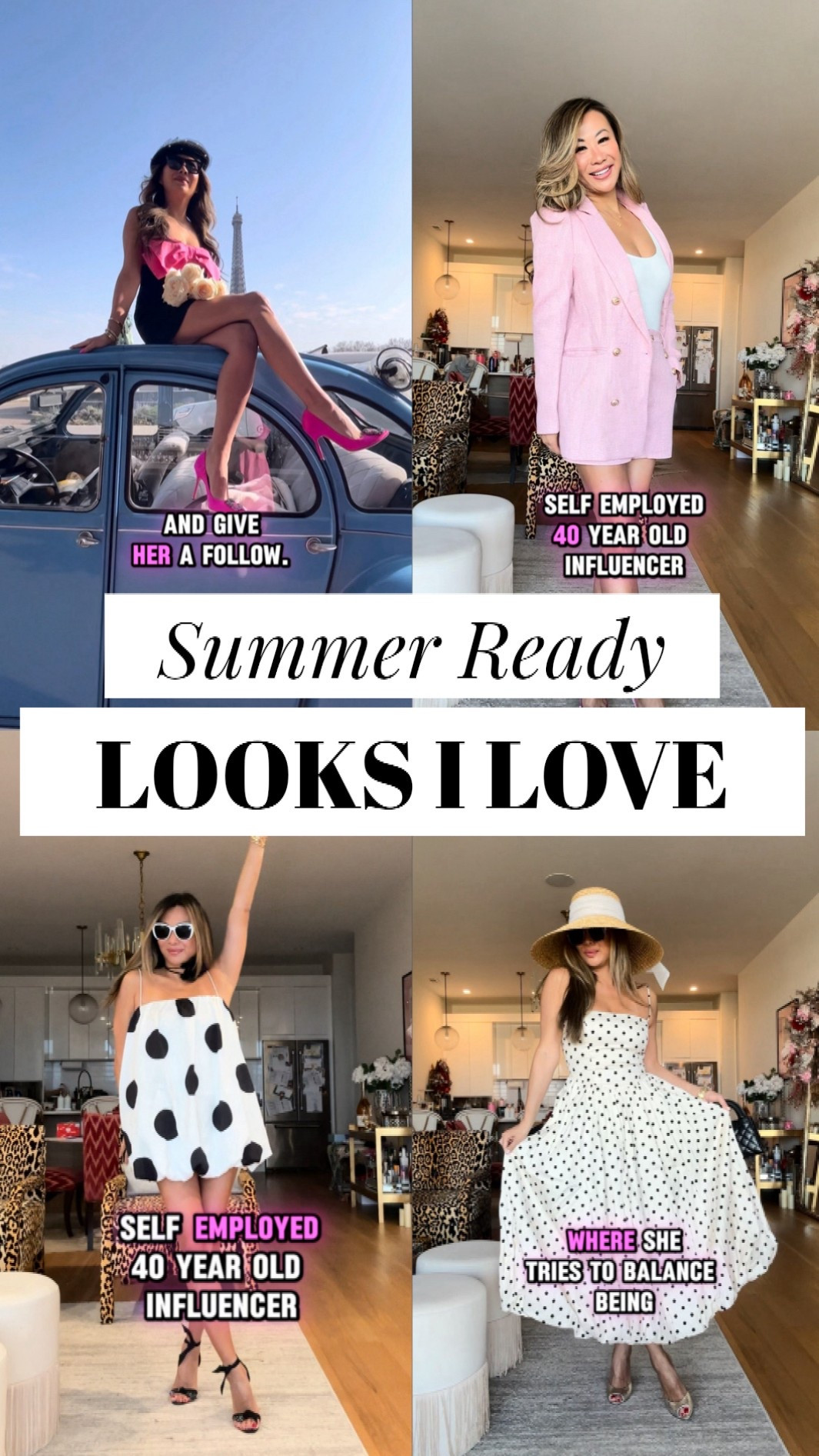 Some of my favorite recent looks! Bow dress, summer dress, date night dress, vacation dress, polka dot dress, Amazon tweed blazer set

#LTKStyleTip