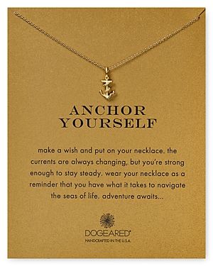 Dogeared Anchor Yourself Necklace, 18 | Bloomingdale's (US)