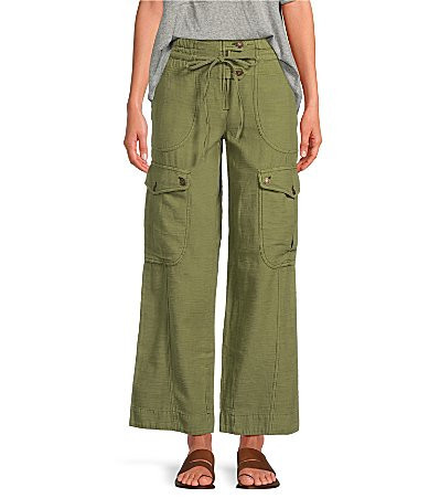 Free People Park Ave High Rise Cargo Pants - M | Dillard's