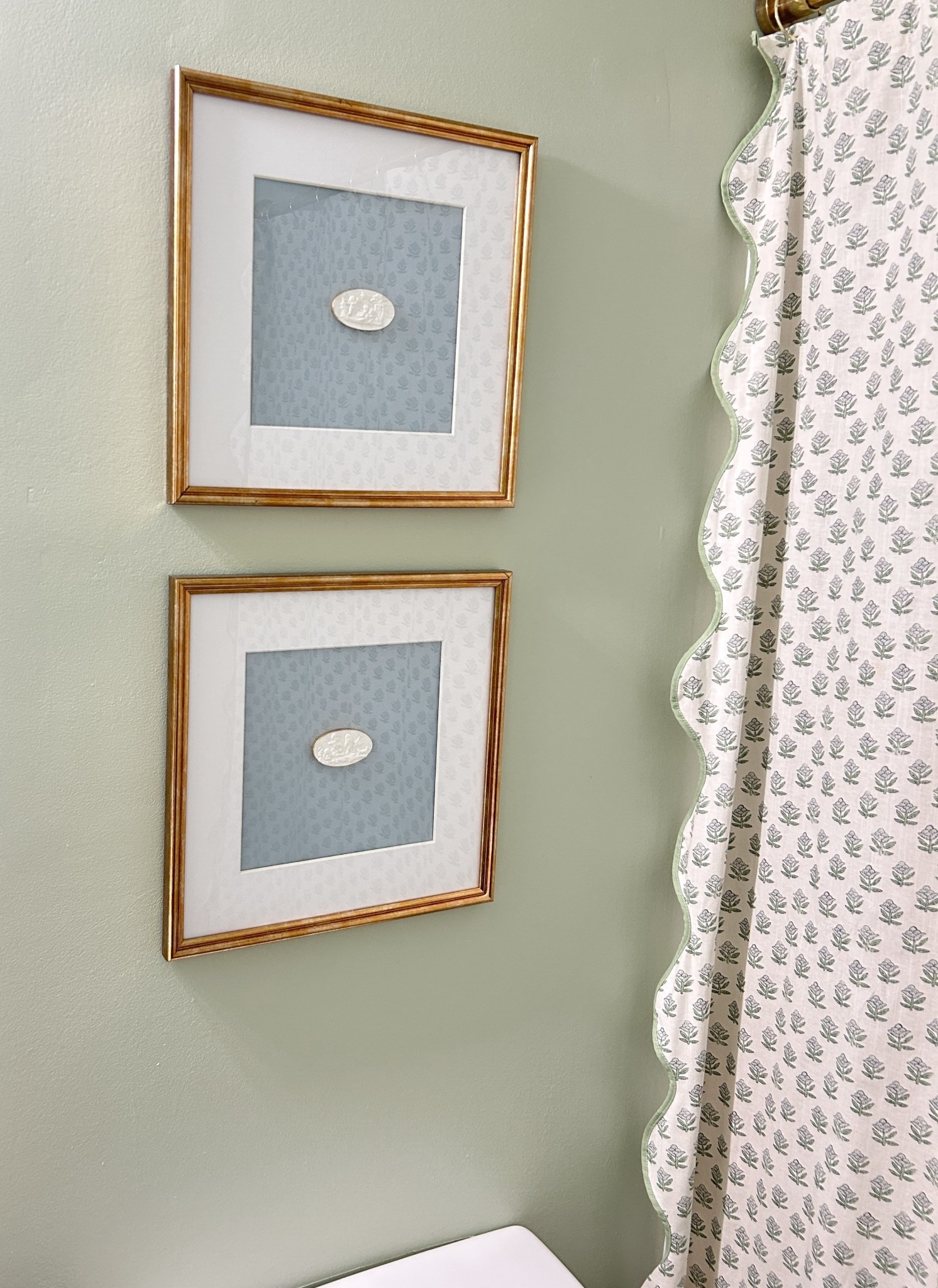 Love how these DIY intaglios turned out for our bathroom update 😍

#LTKvlog #LTKHome