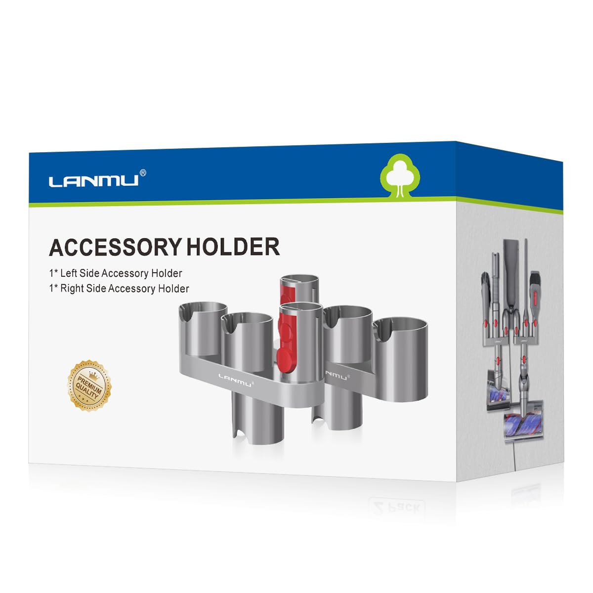 LANMU Accessory Holder Compatible with Dyson V15 V12 V11 V10 V8 V7 Outsize Gen5 G5 Cordless Stick... | Amazon (US)