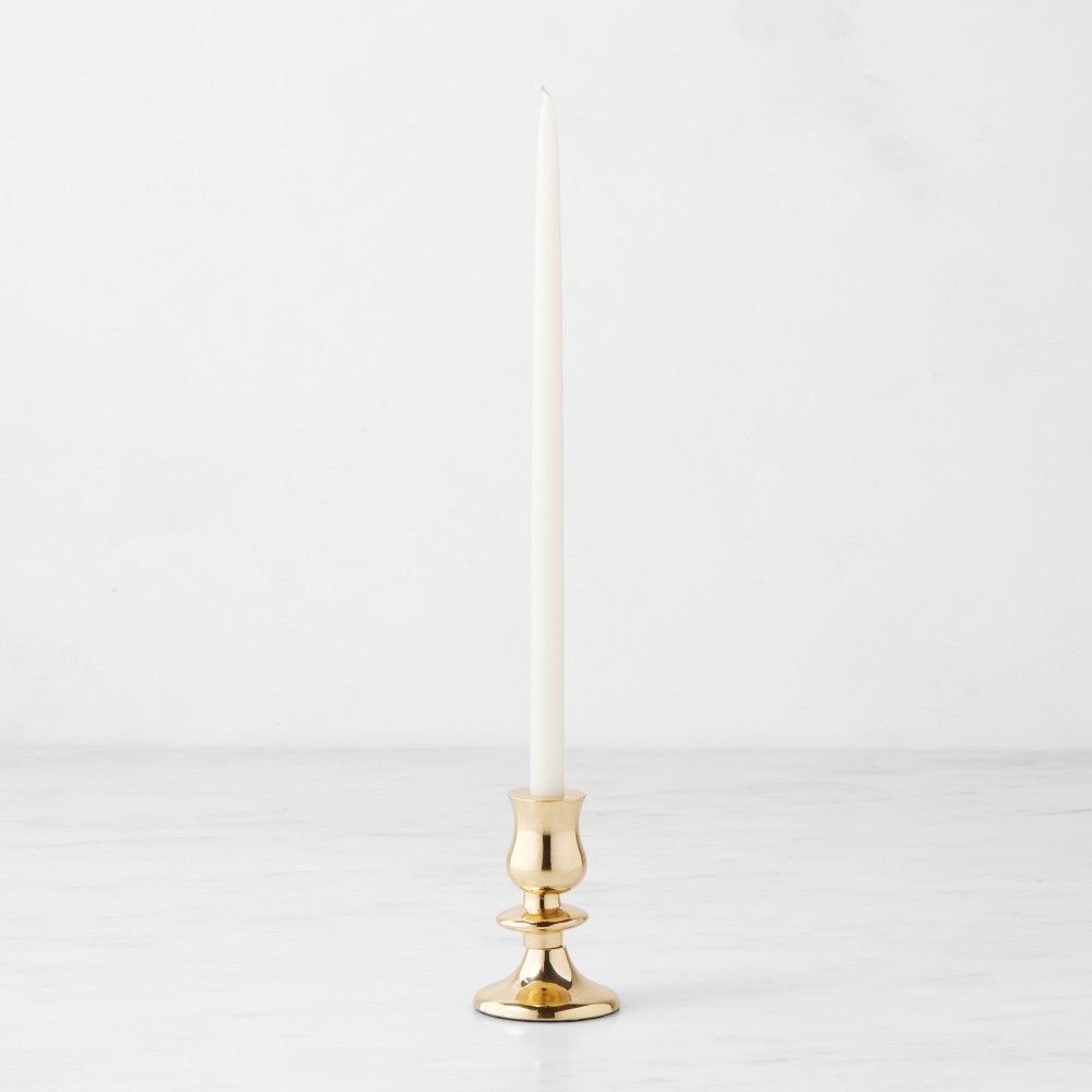 Heirloom Gold Tiny Taper Holders | Williams-Sonoma