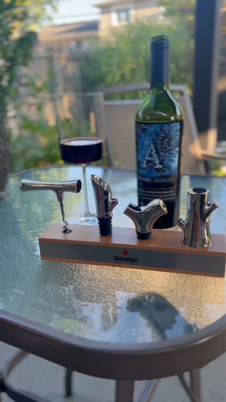 I love this Bole Wine Accessory kit by Gdesign found on Amazon Home! It comes with all the wine essentials including a foil cutter, bottle opener, aerator, and stopper. It is uniquely crafted to look like the soft curves of trees! So pretty for serving, entertaining, or on your wine bar. Use my code KRISTENWINE to save 20% on all Gdesign wine products on Amazon! - wine - wine accessories - wine products - wine decor - home wine bar - wine gift ideas - wine gifts - unique gift ideas - unique gifts - Amazon promo code - Amazon home - Amazon gadgets - Amazon finds 

#LTKsalealert #LTKhome #LTKparties