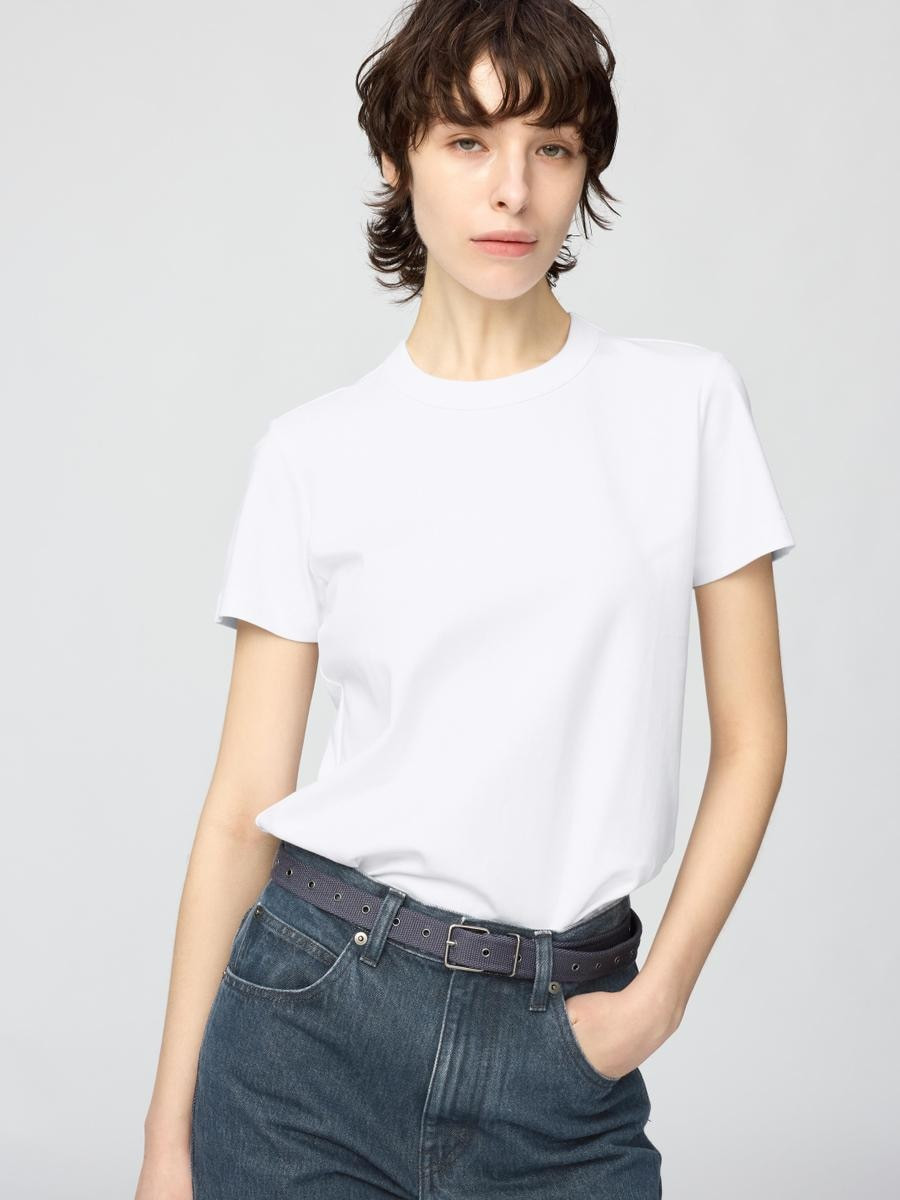 UNIQLO Women's Crew Neck T-Shirt, White, 2XL | UNIQLO (US)