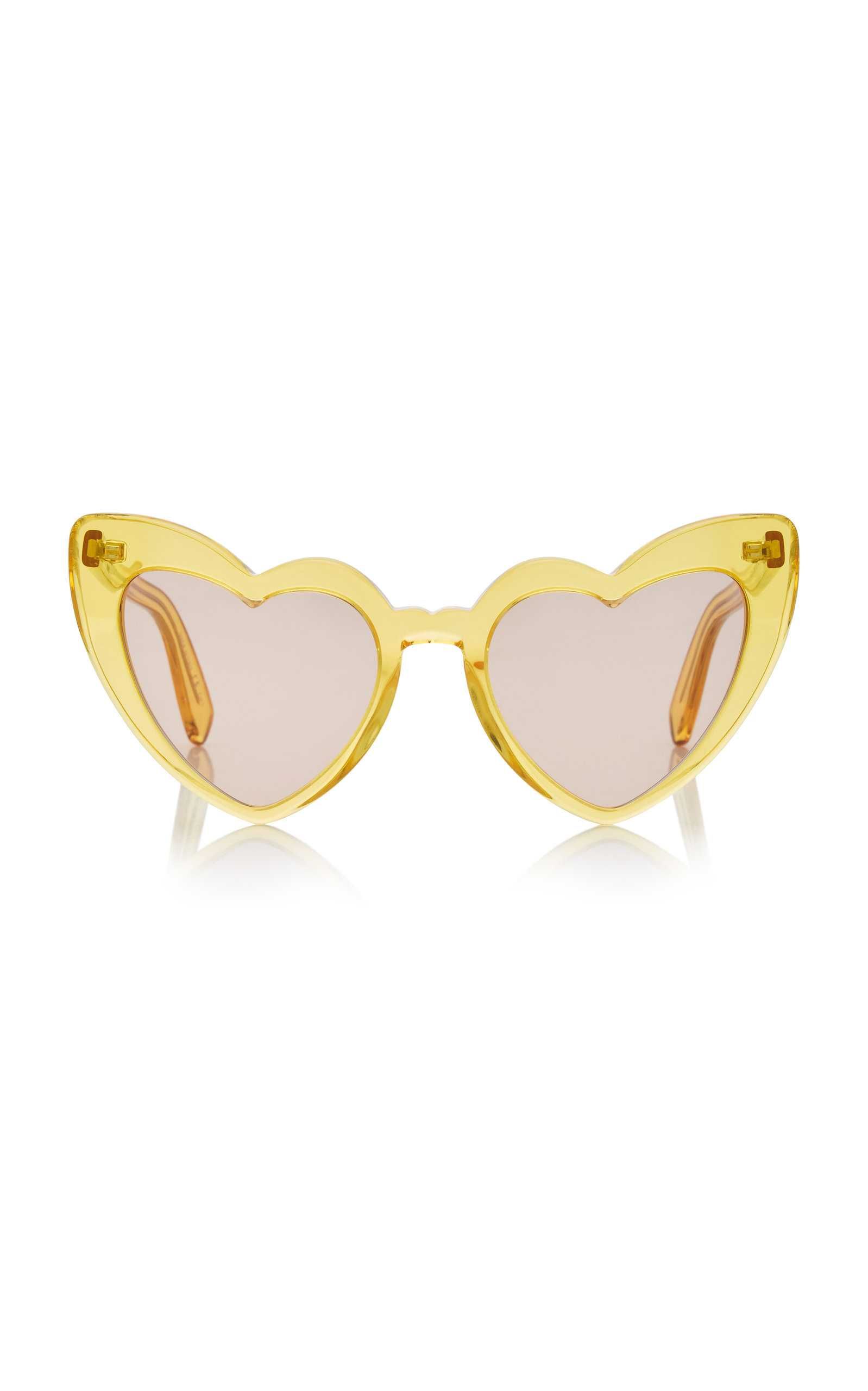 Loulou Heart-Shaped Acetate Sunglasses | Moda Operandi (Global)