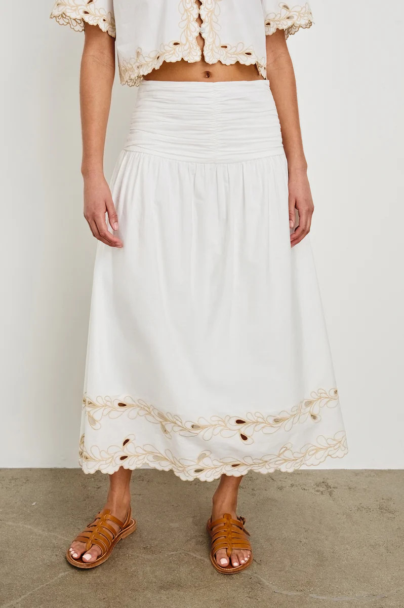 SOL SKIRT - WHITE | Rails