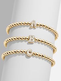 Initial Pisa Bracelet - Retro | BaubleBar (US)