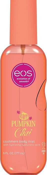 eos Cashmere Body Mist, Pumpkin Chai, Fall Fragrance Mist, 6 fl oz | Amazon (US)