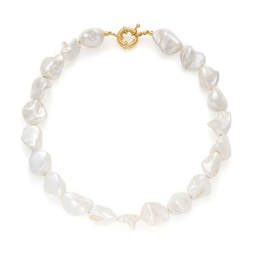 LILIE&WHITE Shell Necklace For Women With Chunky Shell Necklace Choker Necklace Summer Beach Necklace Fashion Necklace Jewelry Gift Mermaid Accessories Women Mermaid Necklace Mermaid Costume Women | Amazon (US)