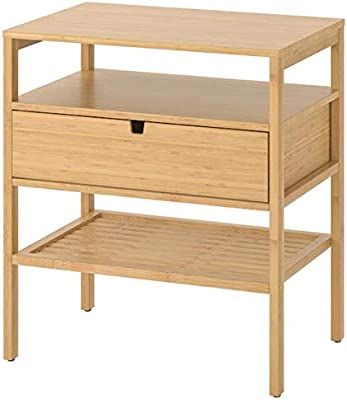 Ikea Nordkisa Nightstand Bamboo 004.307.45 | Amazon (US)