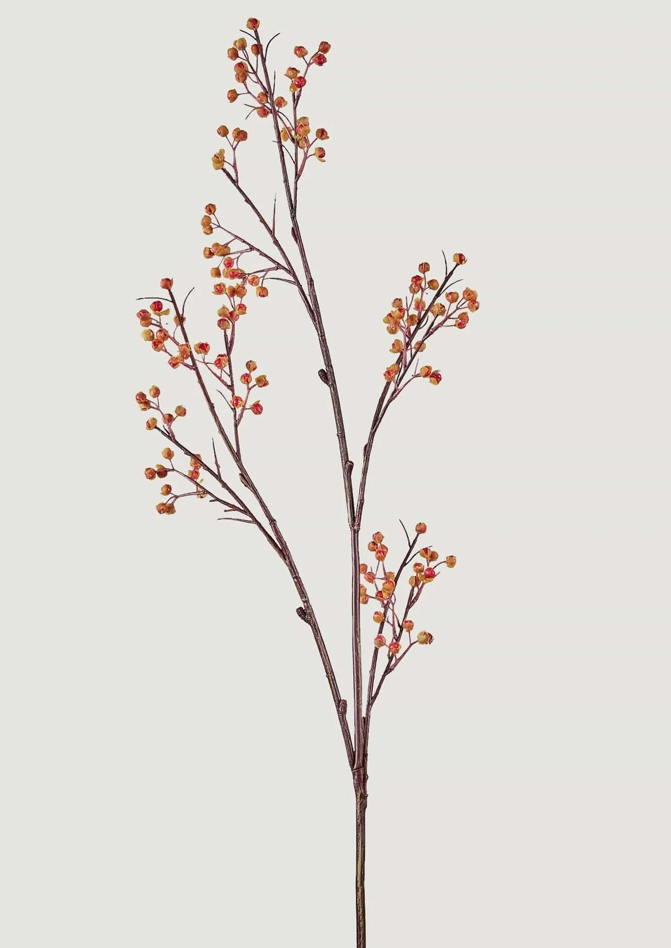 Fall Red Artificial Bittersweet Berry Branch - 41" | Afloral