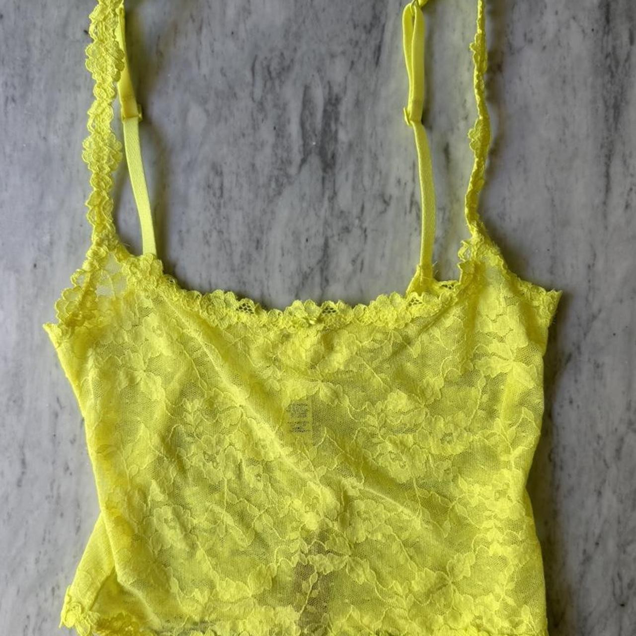 SKIMS Stretch Lace Intimates Cami
Color YELLOW... | Depop US