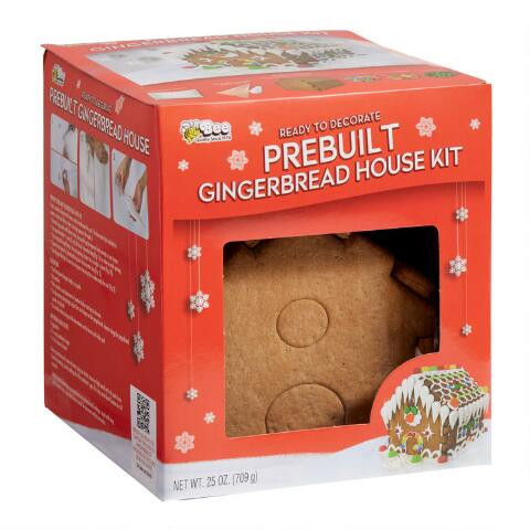 Bee Pre-Built Gingerbread House Kit | World Market