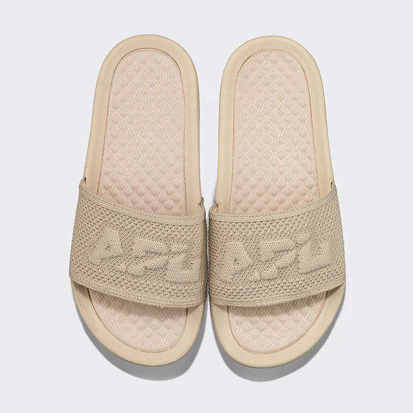 Women's Big Logo TechLoom Slide Parchment | APL