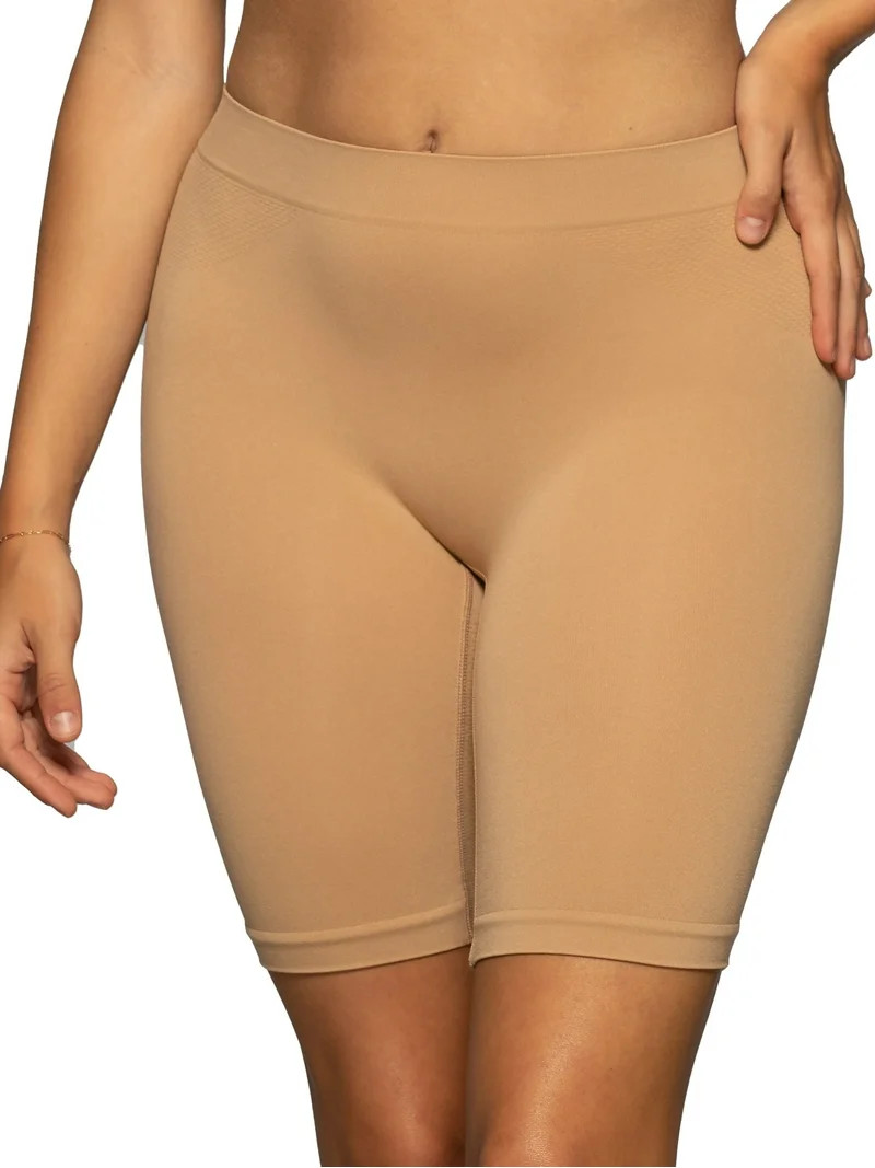 Vanity Fair Radiant Women's Seamless Slip Shorts, Breathable Smoothing Shapewear Shorts for Under... | Walmart (US)