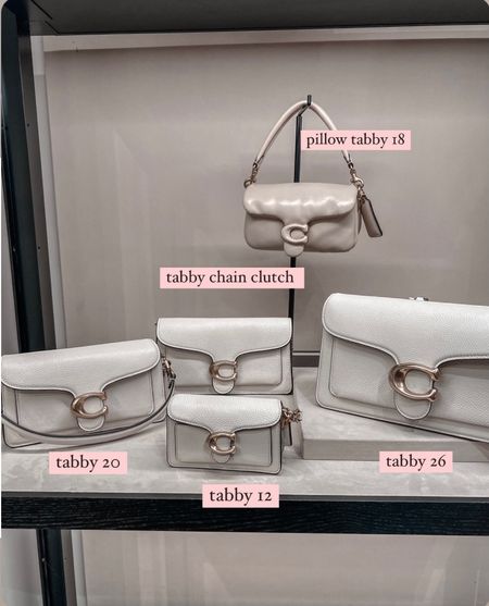 Coach Tabby 26 20 12 chain clutch and pillow tabby comparison 

#LTKstyletip #LTKitbag #LTKGiftGuide