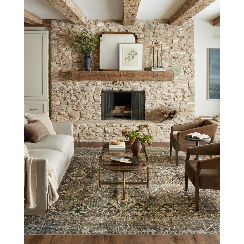 Magnolia Home by Joanna Gaines x Loloi Magnolia Home By Joanna Gaines X Loloi Banks Machine Washa... | Wayfair North America