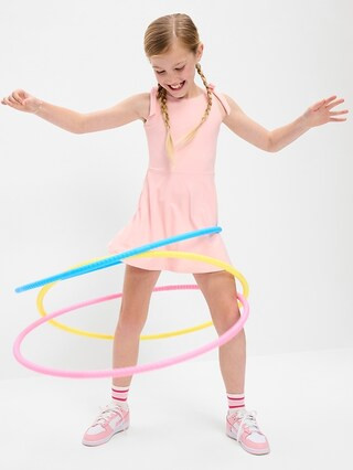 PowerSoft Sleeveless Tie-Strap Athletic Dress for Girls | Old Navy (US)