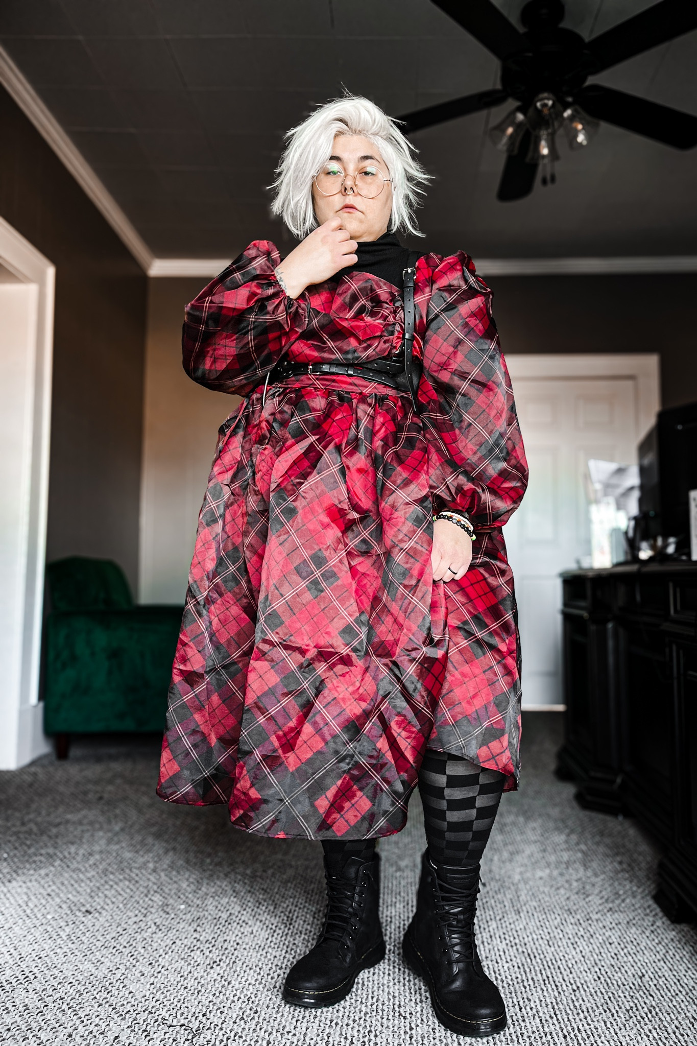 Alt Christmas Outfit inspo

Dress: Eloqui
Tights: Snag Tights 
Shoes: Doc Martens 
Harness: Shein
Turtleneck: Shein 

#LTKplussize #LTKHoliday #LTKstyletip