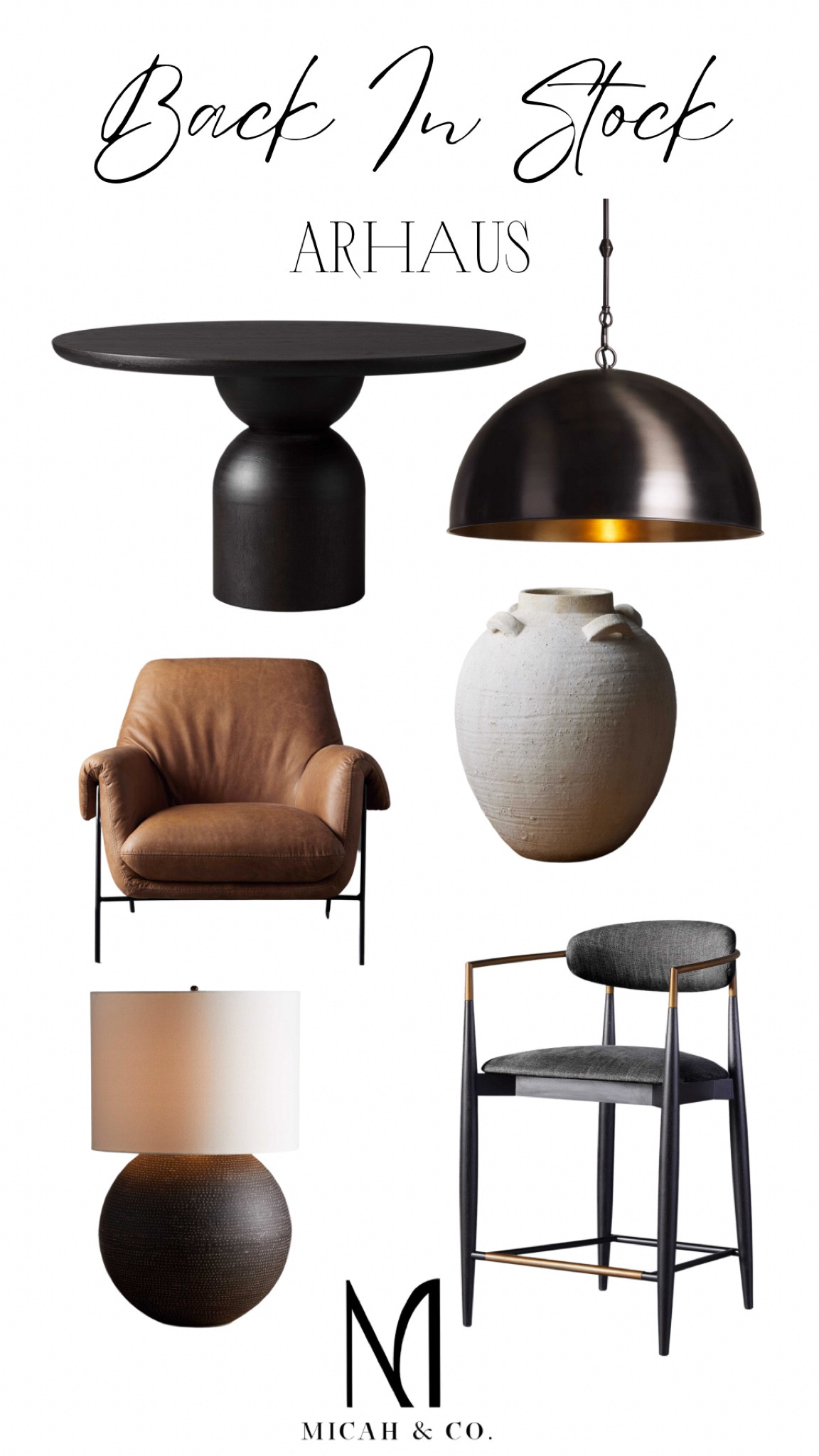 Our Friday finds today is back in stock Arhaus!🖤

@micahabbanantodesigns
#timelesswithanedge
#micahandco

#LTKhome #LTKFind #LTKstyletip