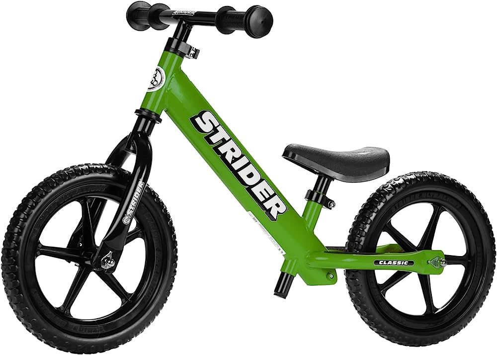 Strider 12” Classic Bike - No Pedal Balance Bicycle for Kids 18 Months to 3 Years - Includes Bu... | Amazon (US)