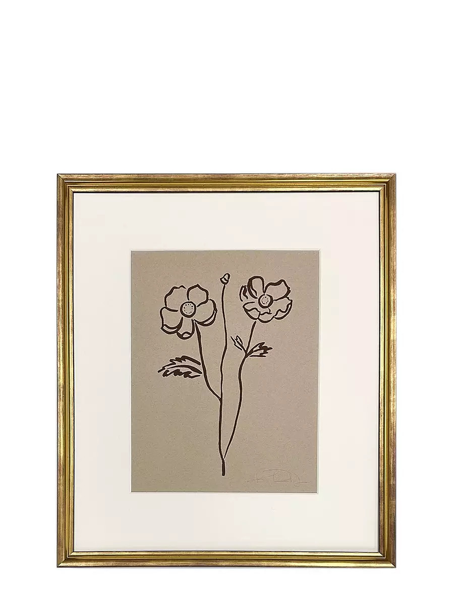 "Botanicals in Sepia No. 2" by Kayce Hughes | Serena and Lily