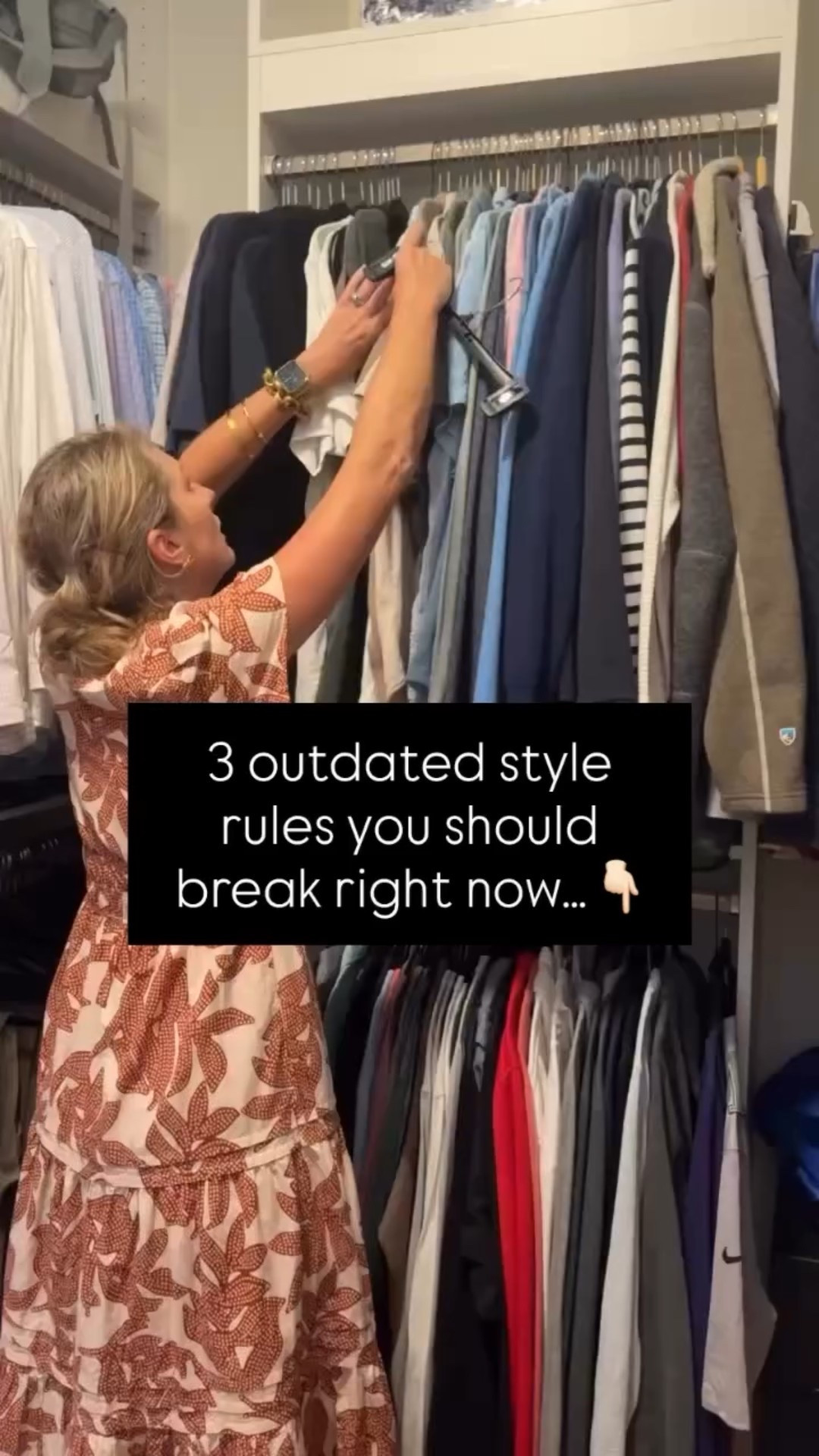 Ready to break free from old-school style rules? 🙌 

Here are 3 you should ditch ASAP: 
1️⃣ Always tuck your top. - Sometimes a half-tuck or leaving it loose creates a more modern look! 
2️⃣ Stick to skinny jeans. - Wide-leg, straight-leg, and flared styles are trending and so flattering! 
3️⃣ Avoid mixing prints. - Stripes and florals? Leopard and plaid? They’re better together! 

Which rule are you breaking first? Need help modernizing your wardrobe? Let’s chat! 💌 
#PersonalStylist #StylingTips #StyleWithPurpose #PersonalStyling #StyleOver40 BreakTheRules