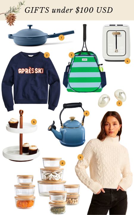 Top gifts for the season include the Always Pam, J Crew sweatshirt, tennis backpack, Drew Barrymore Beautiful kitchen appliances, Le Creuset tea kettle, and cable knit sweater  

#LTKhome #LTKGiftGuide #LTKCyberweek