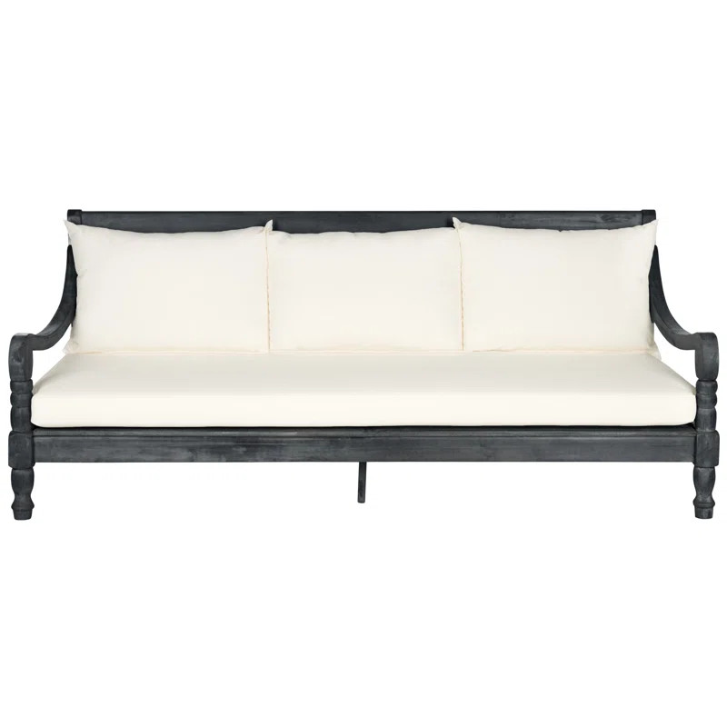 Roush Teak Patio Daybed with Cushions | Wayfair North America