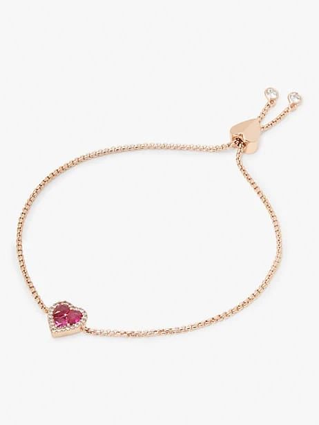 spell it out heart slider bracelet | Kate Spade (US)