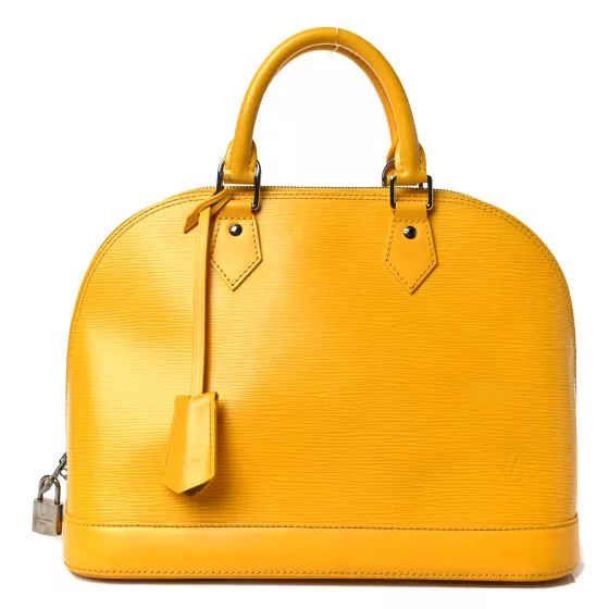 Louis Vuitton Epi Alma BB w/ Jacquard Strap - Yellow Handle Bags