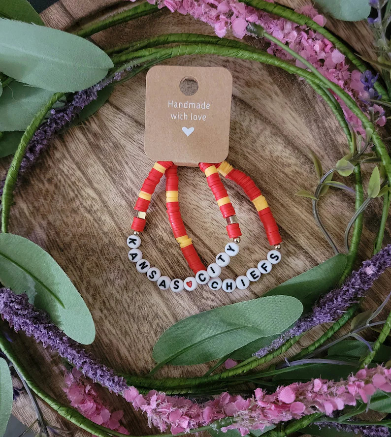KC Chiefs Bracelets - Etsy | Etsy (US)