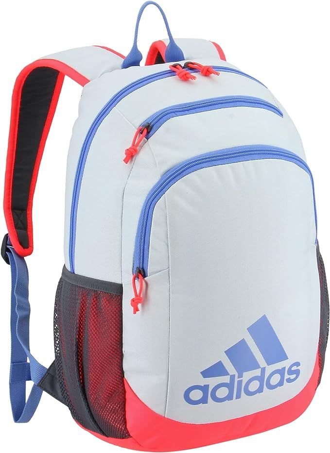 adidas Young Creator backpack, Sky Tint Blue/Signal Pink/Real Blue, One Size | Amazon (US)