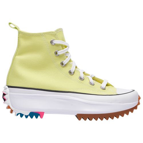 Converse Womens Converse Run Star Hike Platform Hi - Womens Shoes Light Zitron/White Size 05.5 | Foot Locker (US)