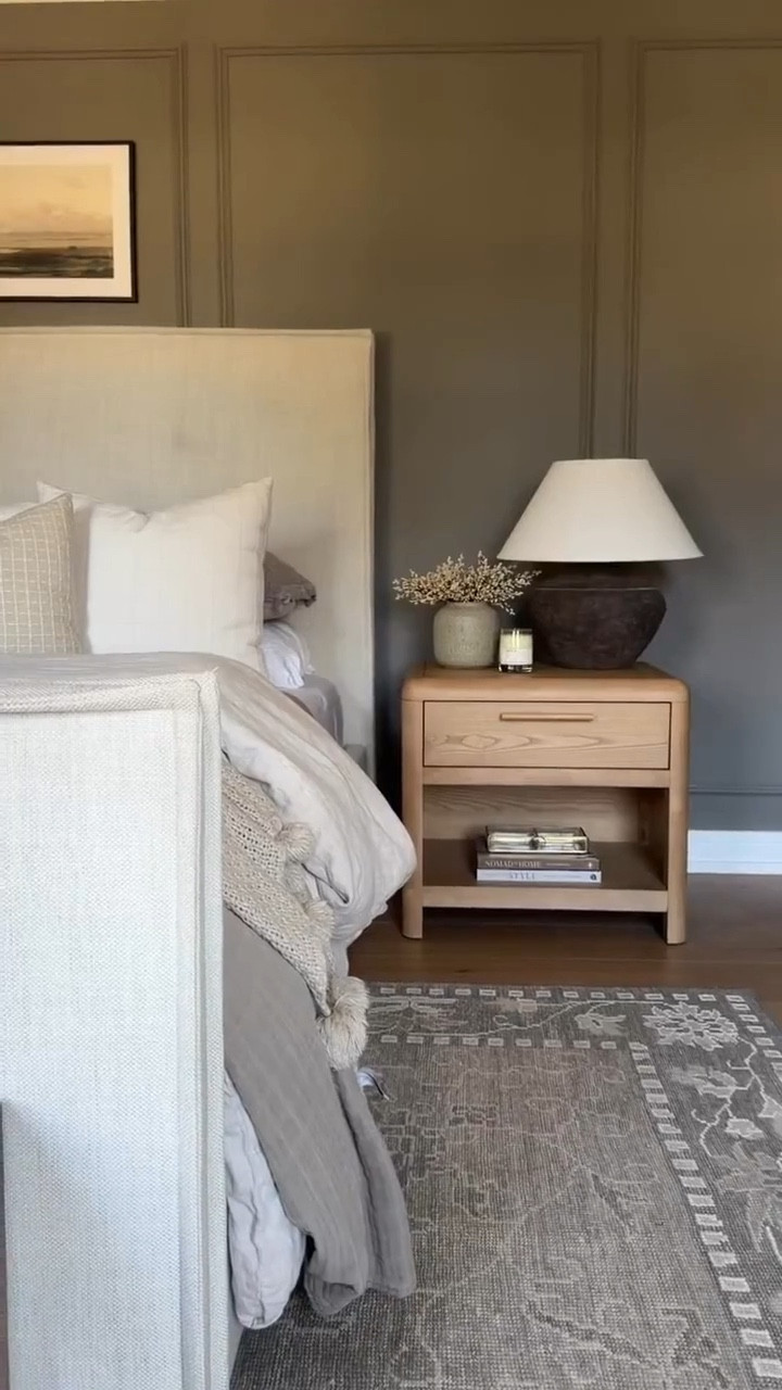 How pretty are these new nightstands from the Joss & Main spring/summer edit! The perfect mix of modern organic with the rounded edges and traditional with this beautiful wood finish! 

#LTKSaleAlert #LTKHome