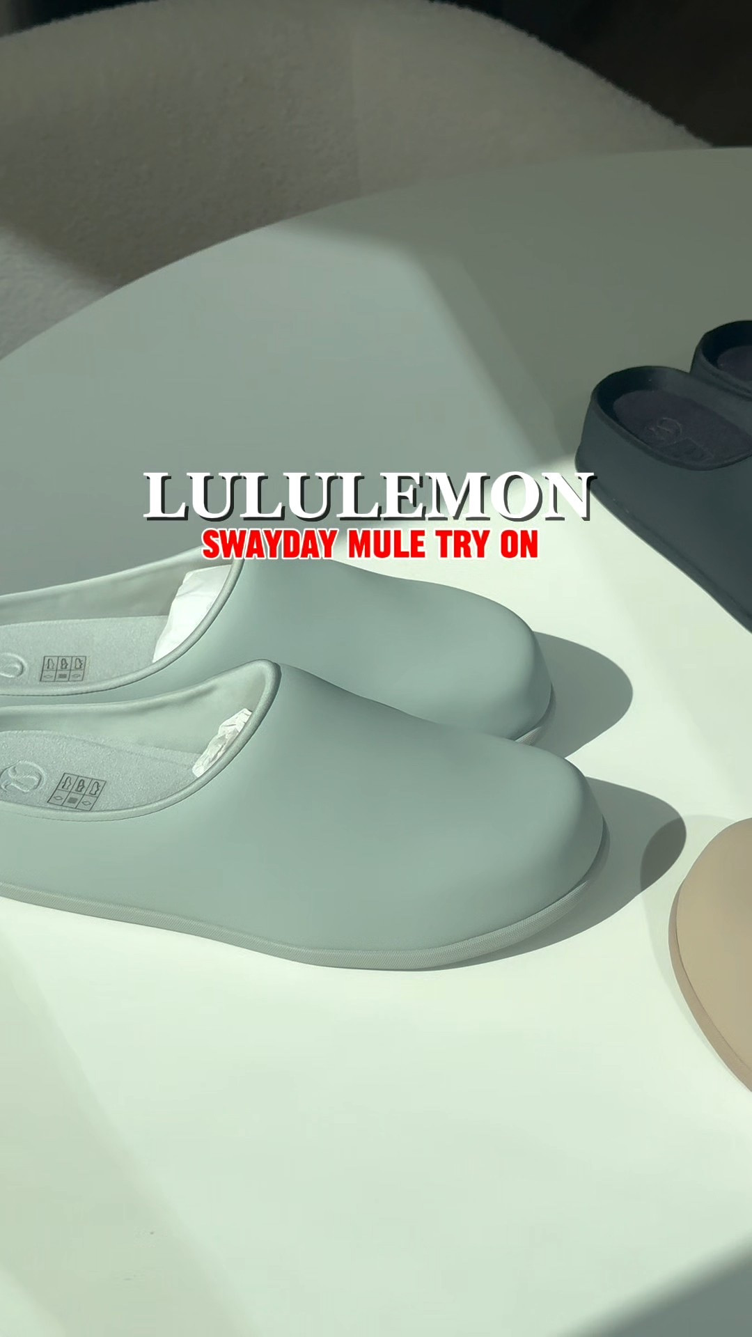 Lululemon swayday mule try on haul. Perfect alternative to standard slides or even a more modern casual take on Birkenstocks. Rubber outer with fabric insoles  

#LTKMens #LTKShoeCrush