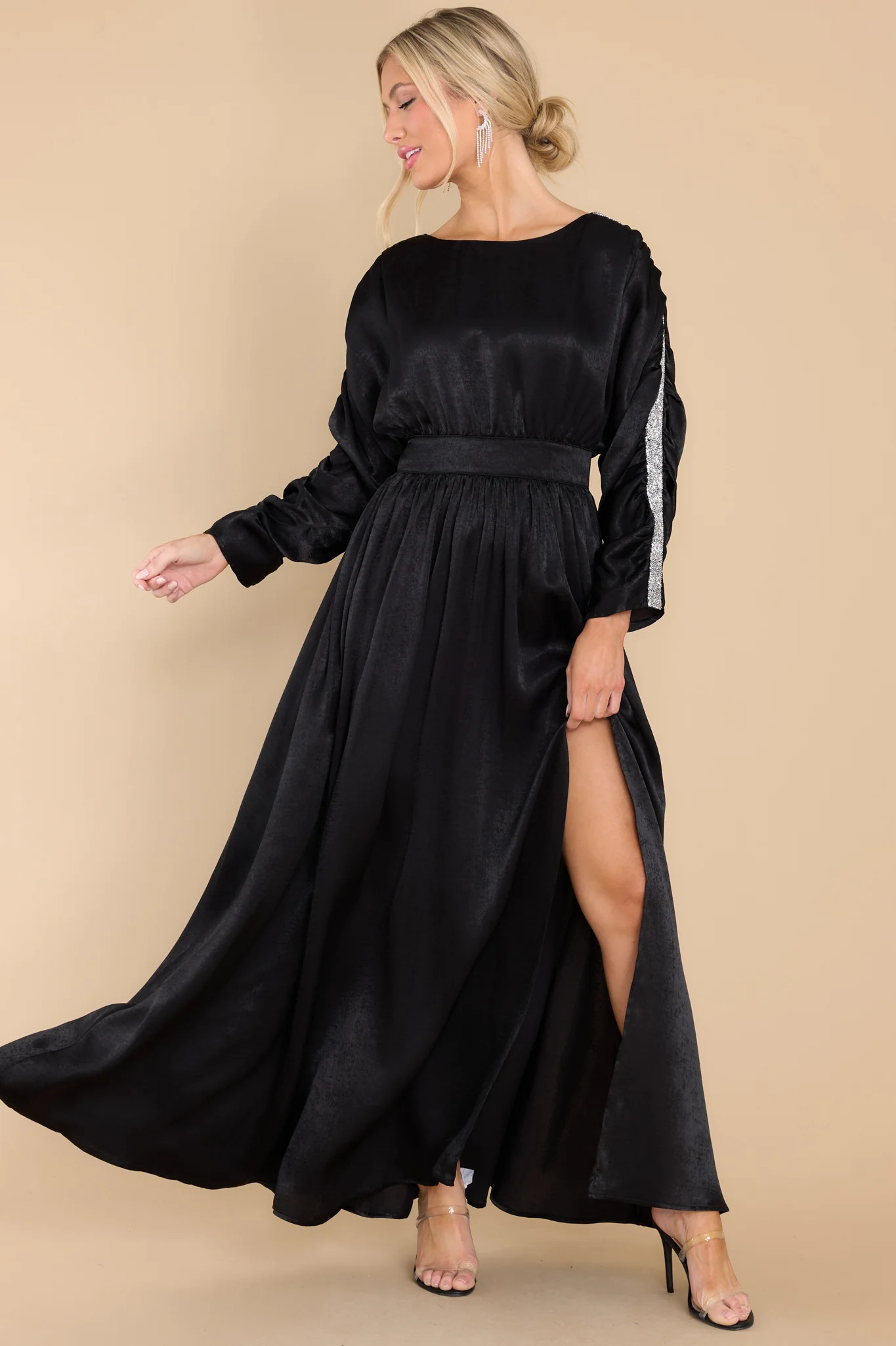 Searching For The One Black Maxi Dress | Red Dress 