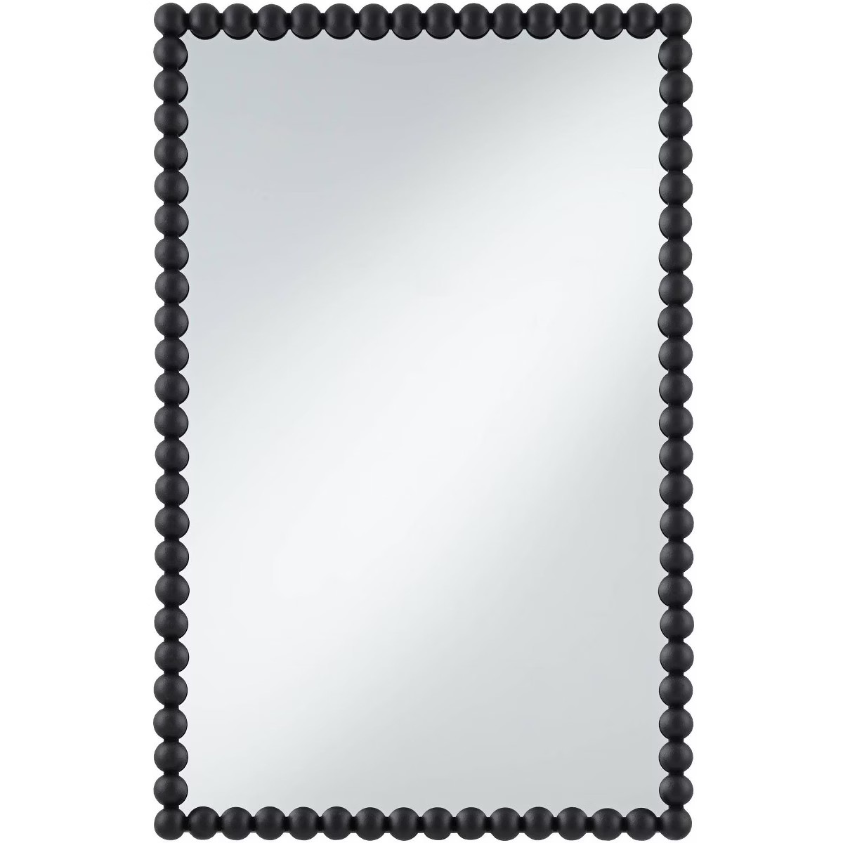 Uttermost Harmer Black Iron Beaded 22 1/4" x 34 1/2" Wall Mirror | Target