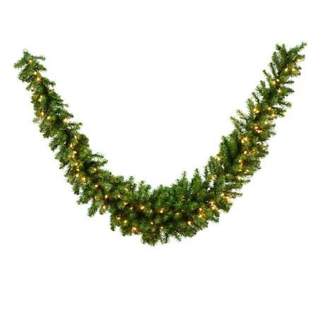 Vickerman 9 Douglas Fir Artificial Christmas Swag Garland Clear Dura-lit Incandescent Mini Lights -  | Walmart (US)