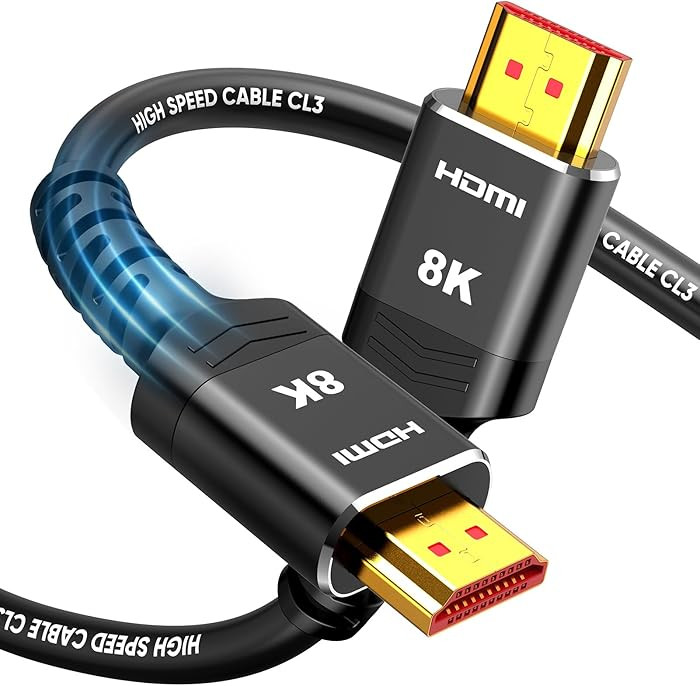 Highwings Long HDMI Cable 15 FT, 4K 8K 10K HDMI 2.1 Cord Ultra High Speed [in-Wall CL3 Rated, 8K@... | Amazon (US)