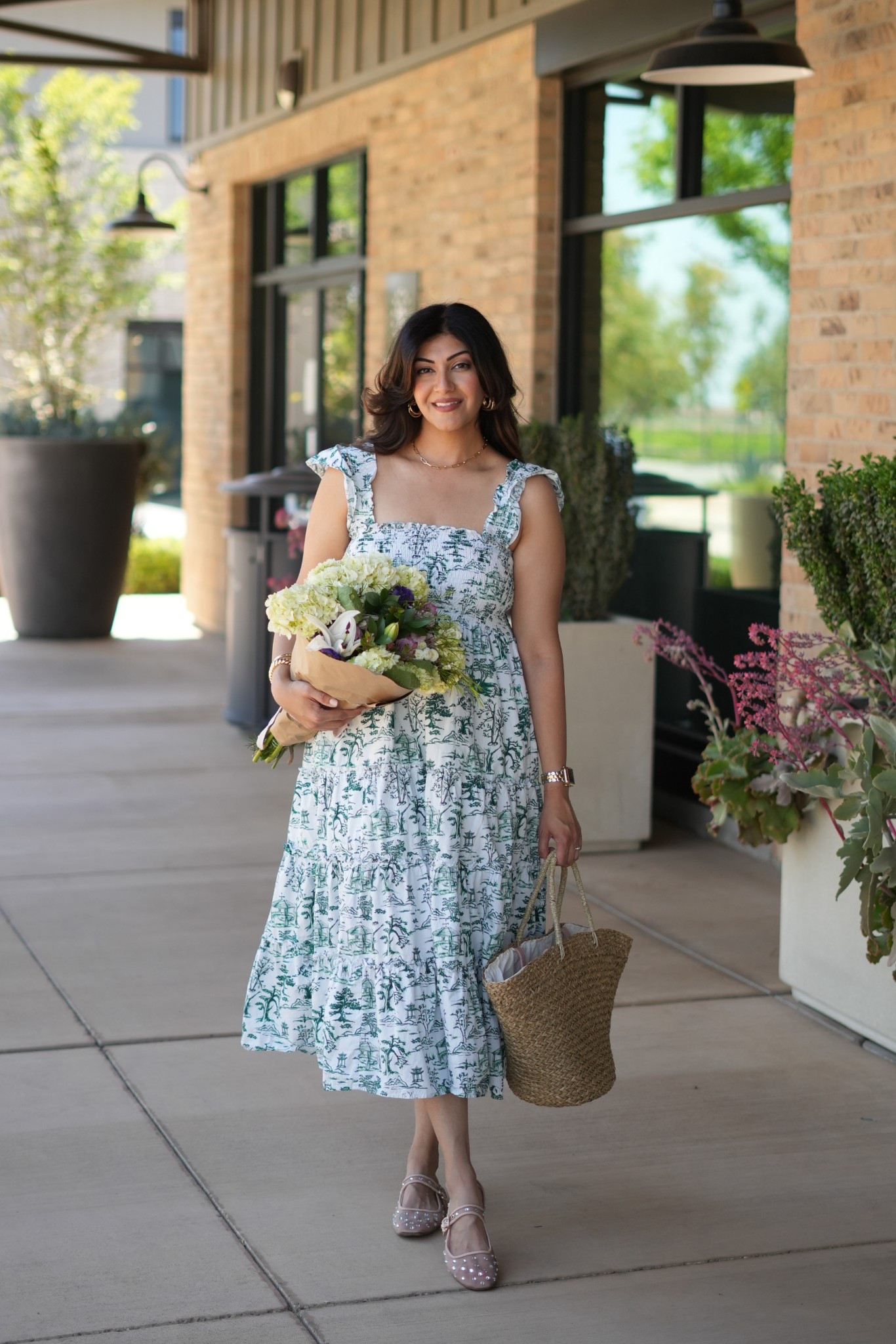 the *perfect* summer dress does exist ☀️✨ From weekend brunches to garden parties, this breezy beauty has you covered all season long! 
This summer dress is available in multiple colors. It’s smocked and lightweight which is perfect for vacations, weekend outfits, summer events. I’ve literally worn it dozens of times and plan to continue. 

Wearing large #summerdress #casualweekenddress #midisummerdress 

Linen dresses for hot weather / flowy summer dresses / summer dresses for brunch / best summer dresses 2025 

#LTKSummerEdit