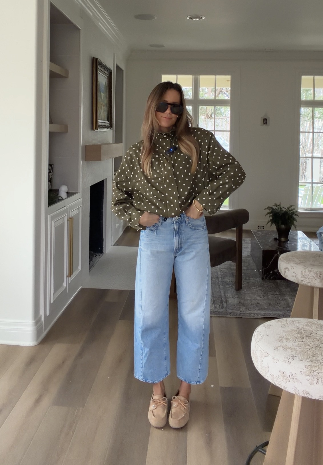 Been living this jacket💚absolutely perfect layering piece for Spring! 

#LTKmomlife #LTKootd #LTKgrwm