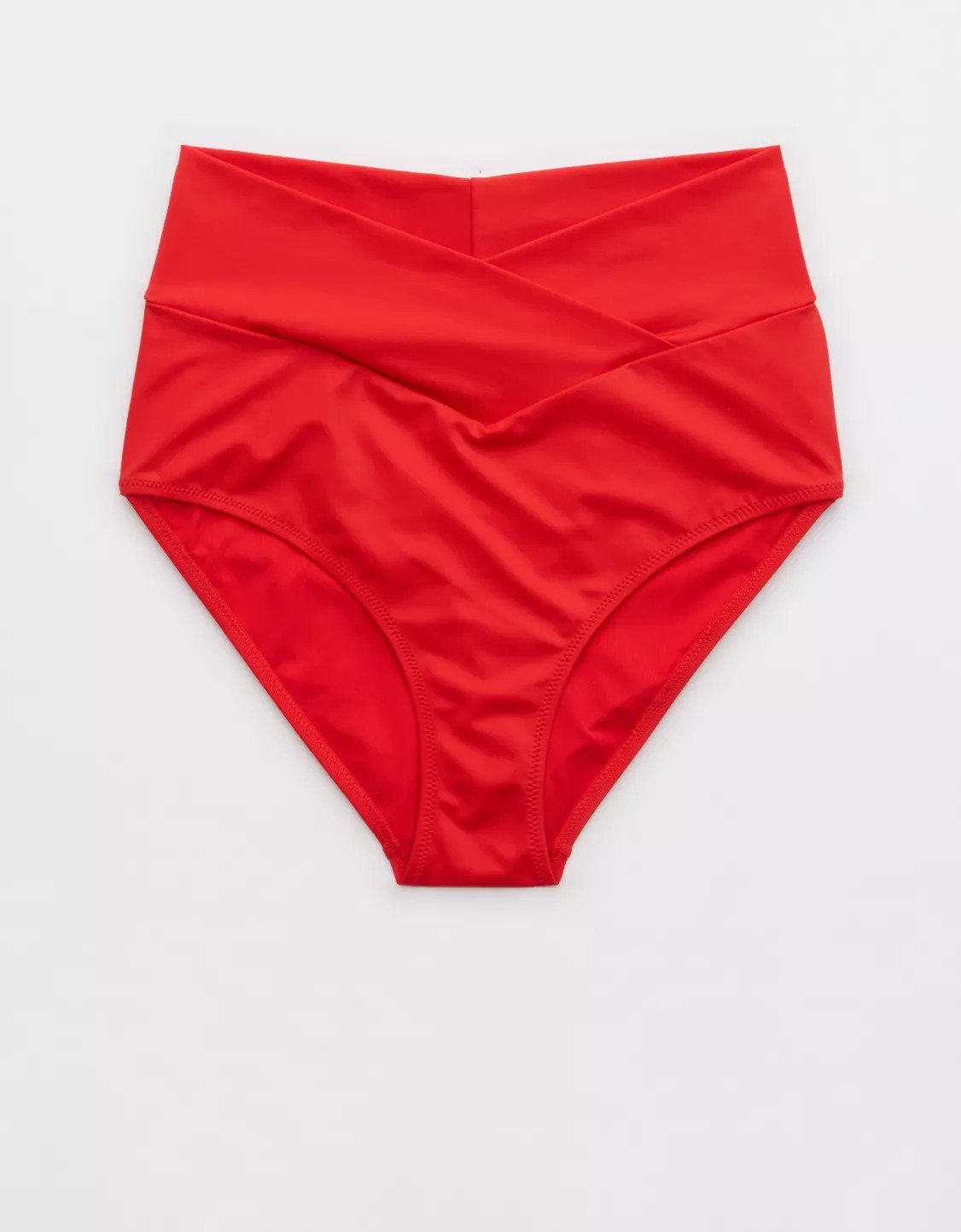 Aerie Crossover High Waisted Bikini Bottom | Aerie