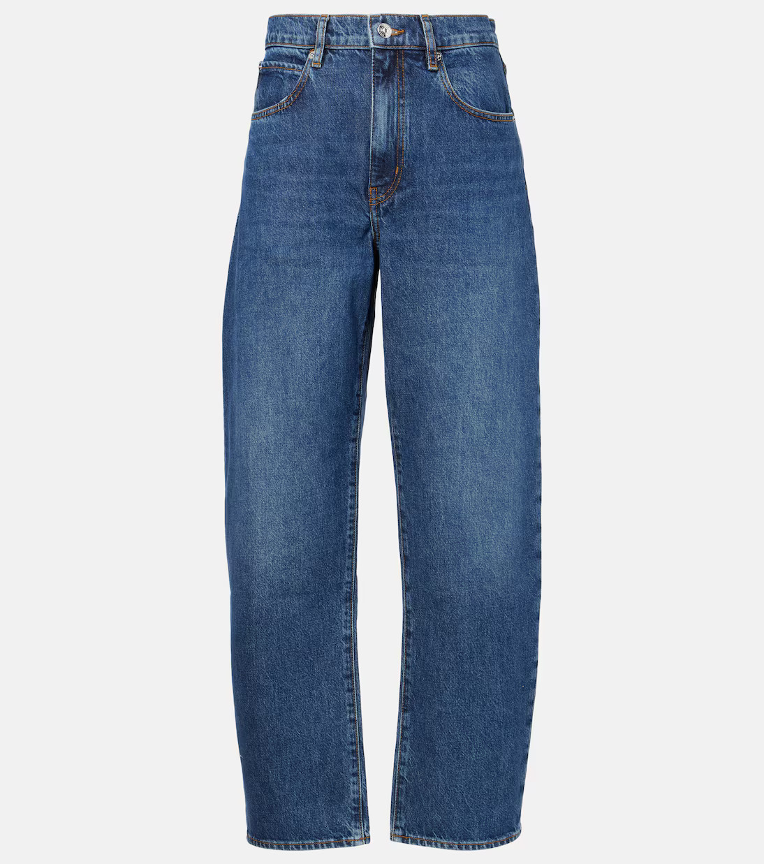 Low Slung mid-rise barrel-leg jeans | Mytheresa (INTL)