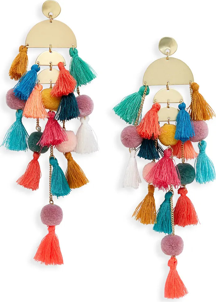 Stella + Ruby Calypso Tassel Drop Earrings | Nordstrom | Nordstrom