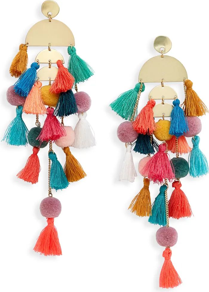 Stella + Ruby Calypso Tassel Drop Earrings | Nordstrom | Nordstrom