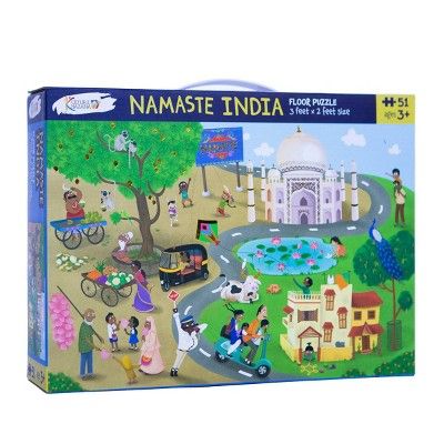 Kulture Khazana Namaste India Floor Puzzle - 51pc | Target